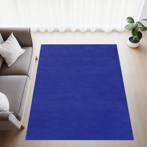 Solid color plain dark deep blue rug