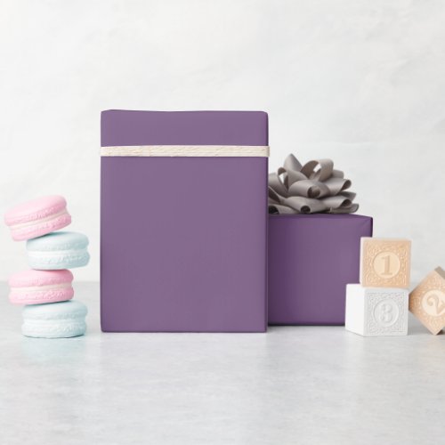 Solid color plain dark purple mauve wrapping paper