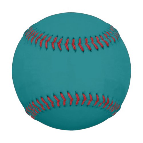  Solid color plain Deep Aqua teal Baseball