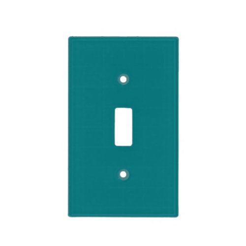  Solid color plain Deep Aqua teal Light Switch Cover