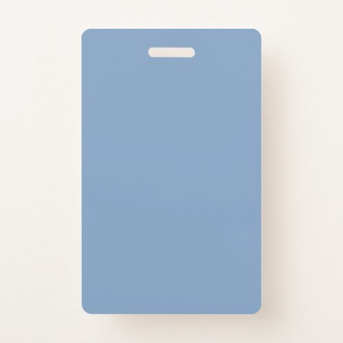 Solid color plain dusty blue pastel badge