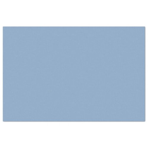 Solid color plain dusty blue pastel tissue paper
