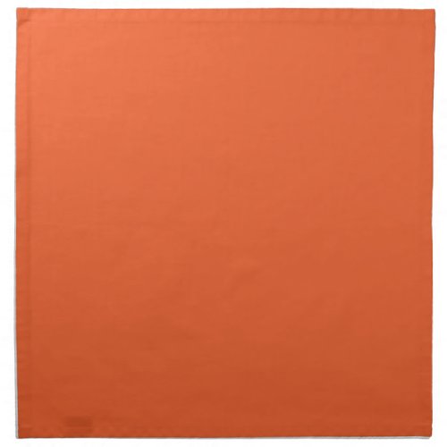 Solid color plain exotic orange red cloth napkin