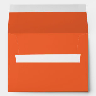 Solid color plain exotic orange red envelope