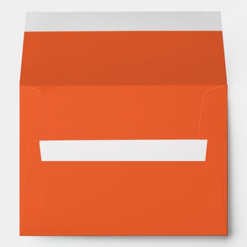 Solid color plain exotic orange red envelope