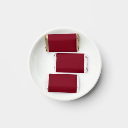  Solid color plain Garnet Red Hersheys Miniatures