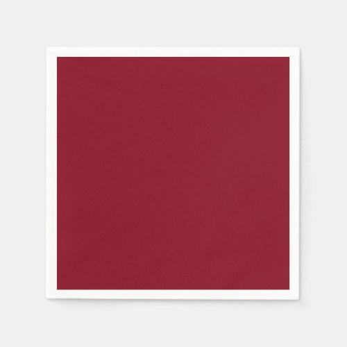  Solid color plain Garnet Red Napkins