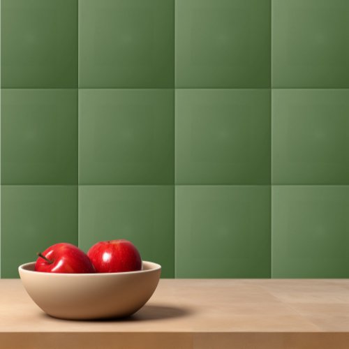 Solid color plain Green Cactus Ceramic Tile