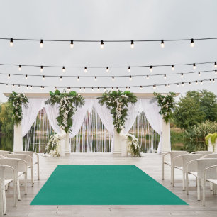 Solid color plain green teal Viridian Outdoor Rug