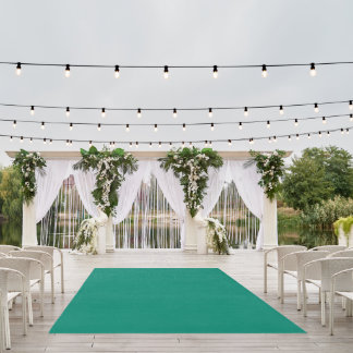 Solid color plain green teal Viridian Outdoor Rug