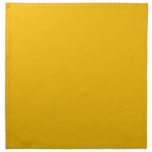 Solid color plain hot yellow freesia cloth napkin