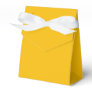 Solid color plain hot yellow freesia favor boxes