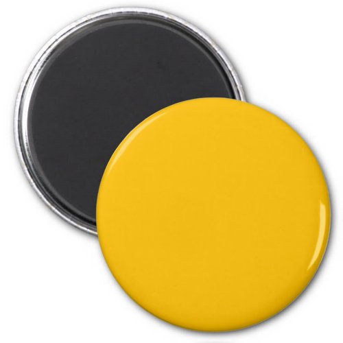 Solid color plain hot yellow freesia magnet