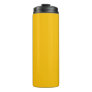 Solid color plain hot yellow freesia thermal tumbler