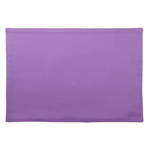 Solid color plain iris soft purple cloth placemat