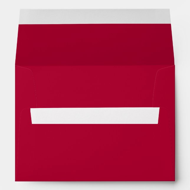 Solid color plain light maroon wine red envelope (Back (Bottom))