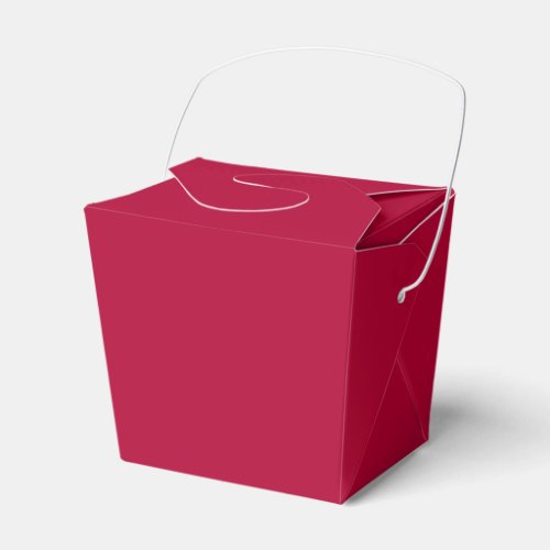 Solid color plain light maroon wine red favor boxes