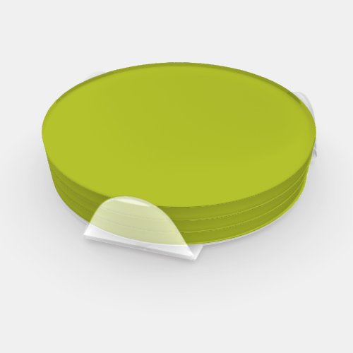 Solid color plain lime grape green coaster set