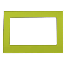 Solid color plain lime grape green magnetic frame