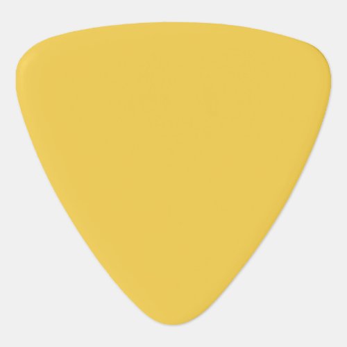 Solid color plain Marigold Yellow Guitar Pick
