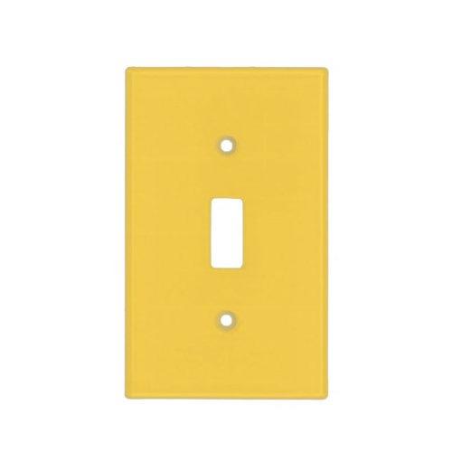 Solid color plain Marigold Yellow Light Switch Cover
