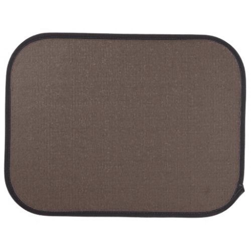 Solid color plain medium taupe pastel brown car floor mat