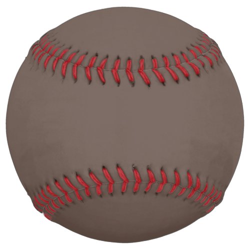 Solid color plain medium taupe pastel brown softball