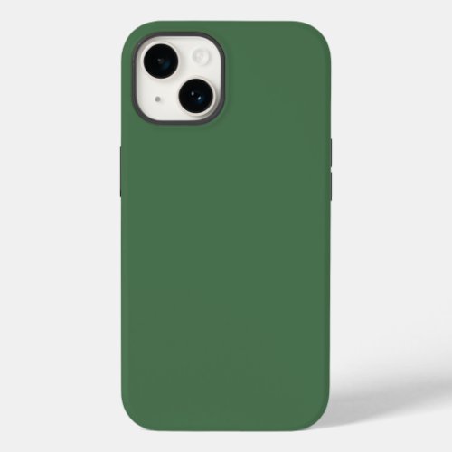 Solid color plain Moss Green Case_Mate iPhone 14 Case