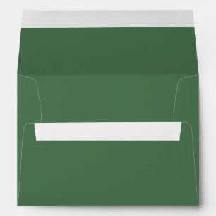 Solid color plain Moss Green Envelope