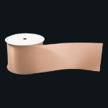 Solid color plain pale orange Apricot Ice Satin Ribbon<br><div class="desc">Solid color plain pale orange Apricot Ice design.</div>