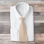 Solid color plain Palomino beige Neck Tie<br><div class="desc">Solid color plain Palomino beige design.</div>
