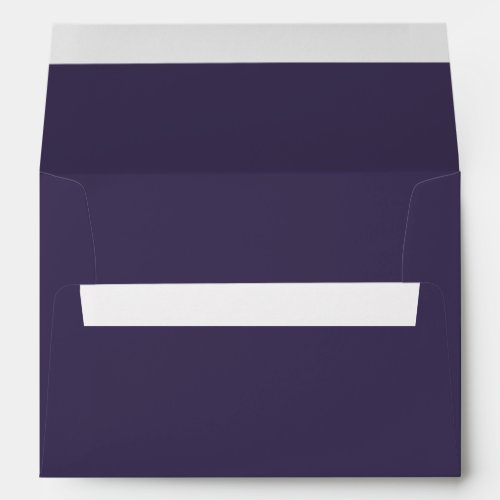 Solid color plain pastel dark purple envelope