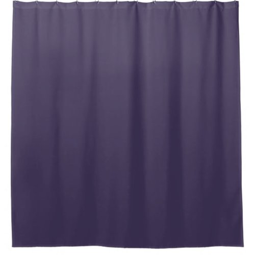 Solid color plain pastel dark purple shower curtain