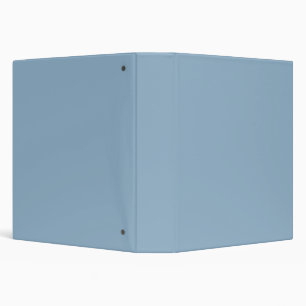 Solid color plain pastel pale blue 3 ring binder