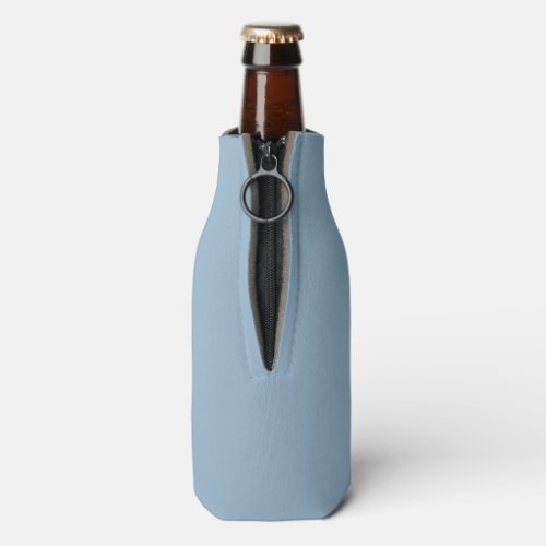 Solid color plain pastel pale blue bottle cooler