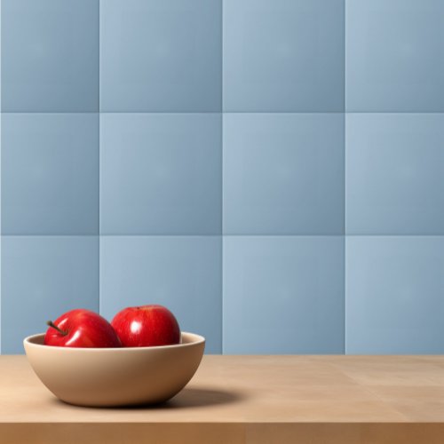 Solid color plain pastel pale blue ceramic tile