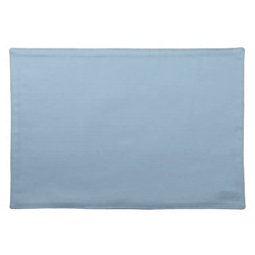 Solid color plain pastel pale blue cloth placemat