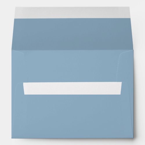 Solid color plain pastel pale blue envelope