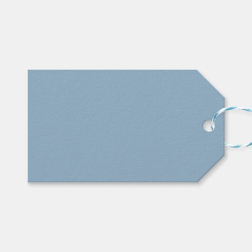 Solid color plain pastel pale blue gift tags