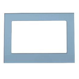 Solid color plain pastel pale blue magnetic frame