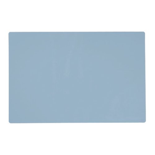Solid color plain pastel pale blue placemat