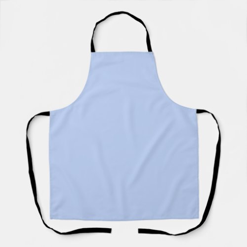 Solid color plain periwinkle light blue apron