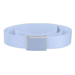 Solid color plain periwinkle light blue belt