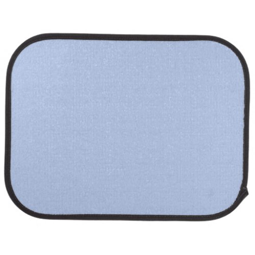 Solid color plain periwinkle light blue car floor mat