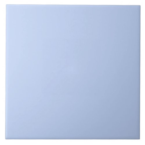 Solid color plain periwinkle light blue ceramic tile