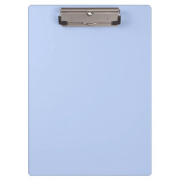 Solid color plain periwinkle light blue clipboard
