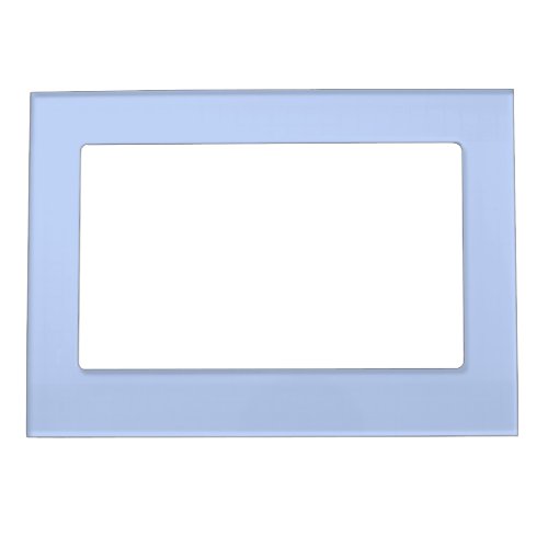 Solid color plain periwinkle light blue magnetic frame