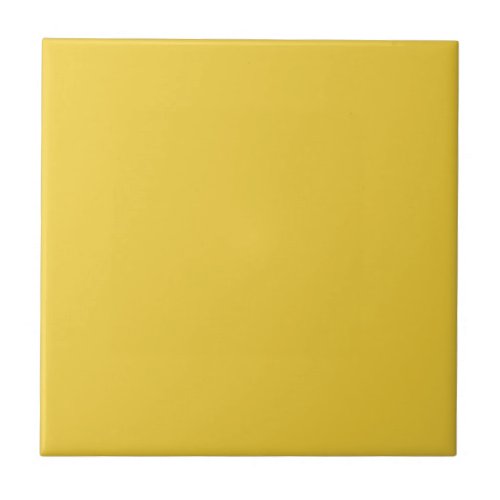 Solid color plain positive bright yellow ceramic tile