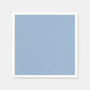Solid color plain powder blue napkins