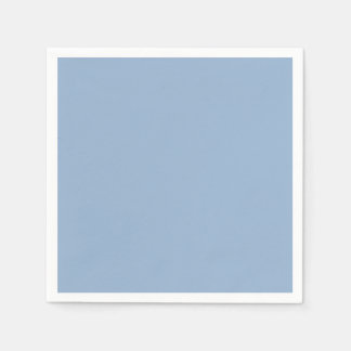Solid color plain powder blue napkins